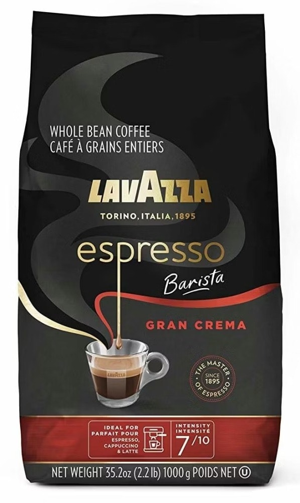 Lavazza 35.2-oz. Espresso Barista Gran Crema Whole Bean Coffee Blend: $11 via Sub. & Save