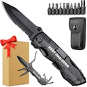 "Best Dad Ever" Multitool Knife w/ 9-in-1 Screwdriver Bit Set + free shipping w/ Prime