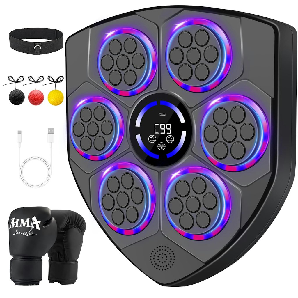 Music Boxing Machine w/ Boxing Gloves: $70