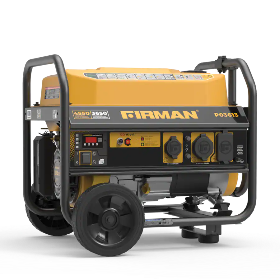 Firman Recoil Start 120V RV Ready 4550W Gasoline Portable Generator: $600 Firman Recoil Start 120V RV Ready 4550W Gasoline Portable Generator: $600