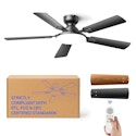 Homelist 52" Low Profile Ceiling Fan with Light for $65 + free shipping