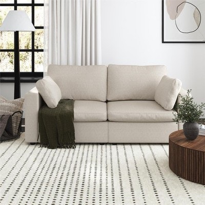 Mainstays Chatham Cloud 74" Modular 2-Seater Upholstered Sofa: $126 Mainstays Chatham Cloud 74" Modular 2-Seater Upholstered Sofa: $126