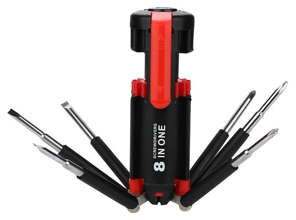 8-in-1 Screwdriver w/ 6 LED Flashlight: $6.69