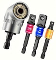 4-Piece Impact Grade Power Tool Set w/ Socket Adapter + free shipping w/ $25