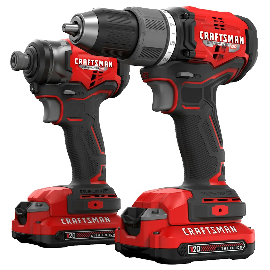 Craftsman 20V 2-Tool Brushless Combo Kit with 2 Batteries and Case: $99 Craftsman 20V 2-Tool Brushless Combo Kit with 2 Batteries and Case: $99