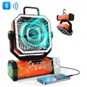 Portable Camping Fan w/ 20,000mAh Battery + free shipping