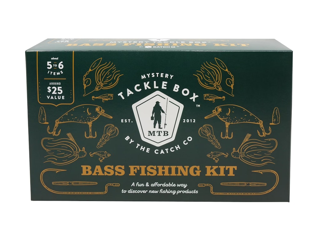 Mystery Bass Fishing Lure Kit Tackle Box: $16.97