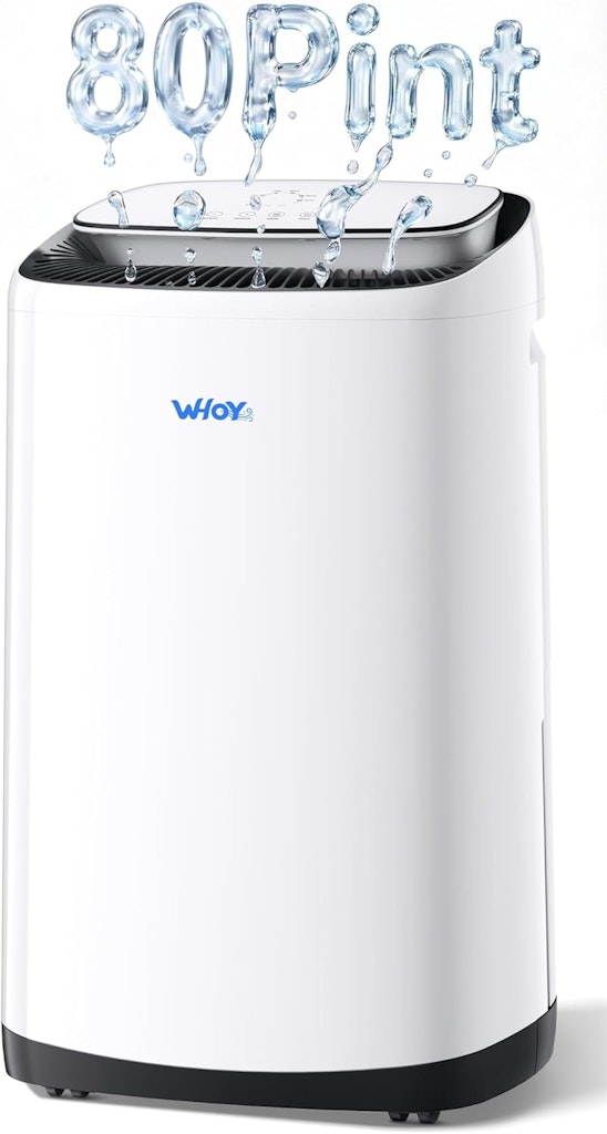 Whoy 80-Pint Smart Dehumidifier with WiFi App: $152.74