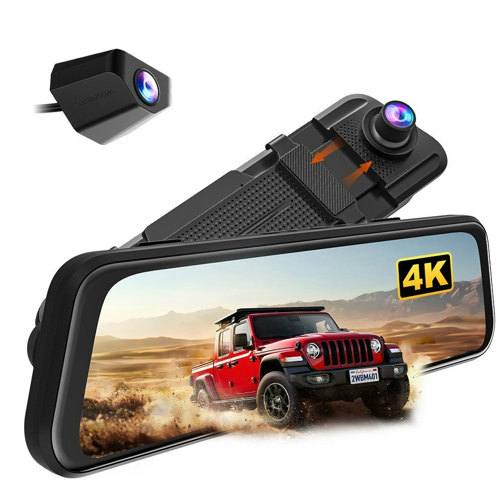 Wolfbox M40 Lite 10" 4K Front & 1080P Rear Dash Cam w/ Built-In GPS: $56 Wolfbox M40 Lite 10" 4K Front & 1080P Rear Dash Cam w/ Built-In GPS: $56