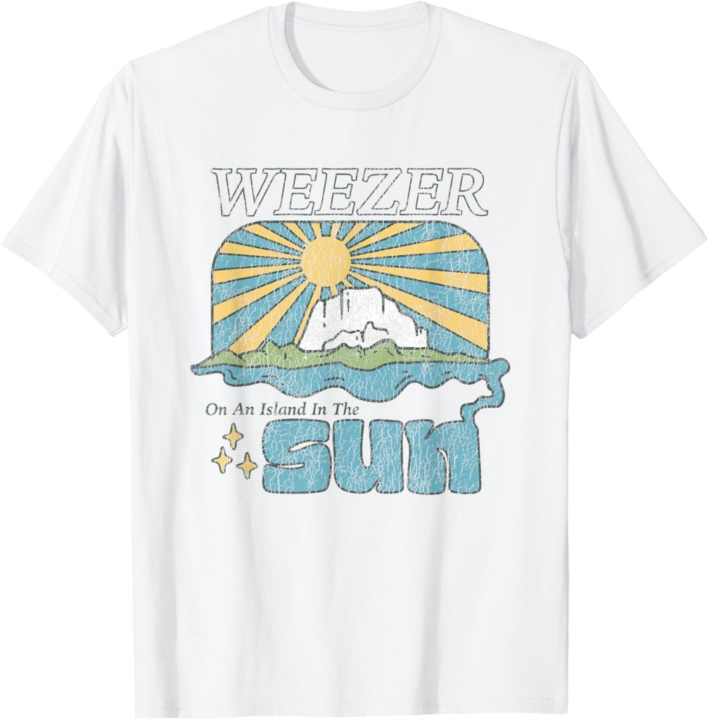 Weezer Island in the Sun T-Shirt: $20 w/ Prime