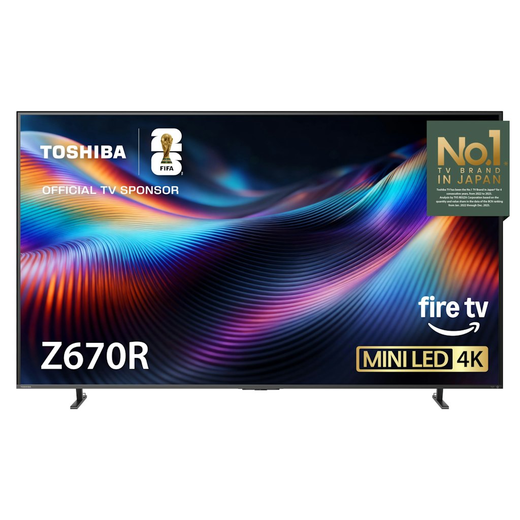 Toshiba Z670R Series 65Z670R 65" 4K HDR10+ QLED UHD Smart Fire TV (2026): $847.99 Toshiba Z670R Series 65Z670R 65" 4K HDR10+ QLED UHD Smart Fire TV (2026): $847.99