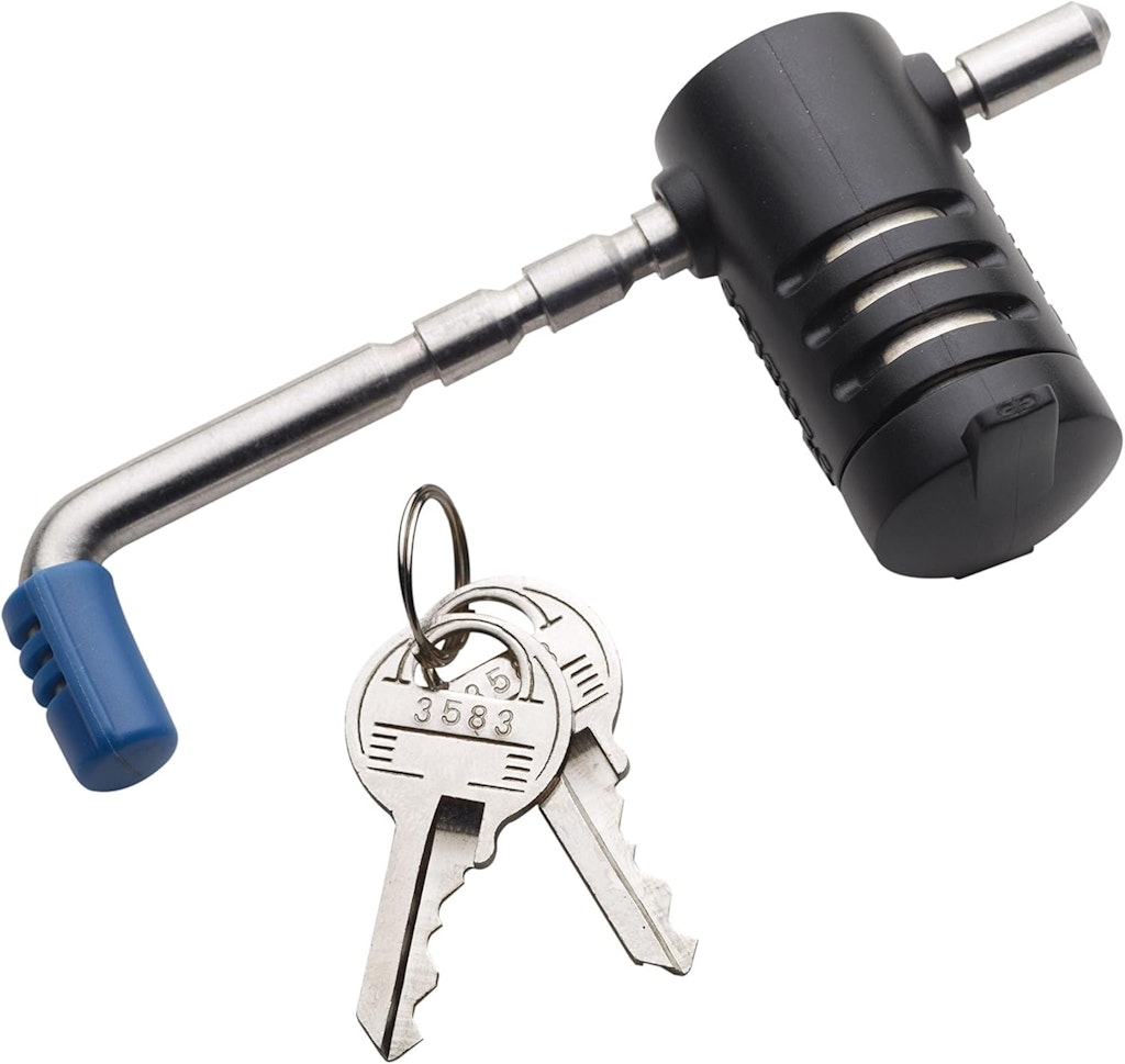 Master Lock Adjustable Coupler Latch Lock: $12 Master Lock Adjustable Coupler Latch Lock: $12