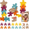 Fisher-Price Montessori Wooden Stacking Shapes for $5 + free shipping w/ Prime