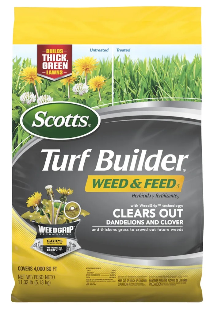 Scotts Turf Builder All Purpose Weed & Feed Fertilizer 11-lb Bag: $14