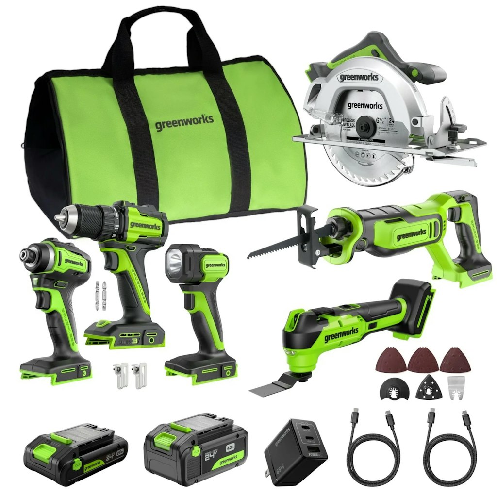  Greenworks Tools Combo Kits at Lowe's: Up to 35% off