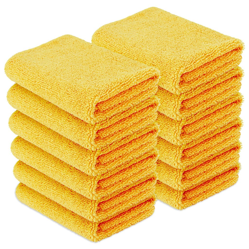Amazon Basics 16" Microfiber Car Drying Towels 12-Pack: $7.96 via Sub. & Save