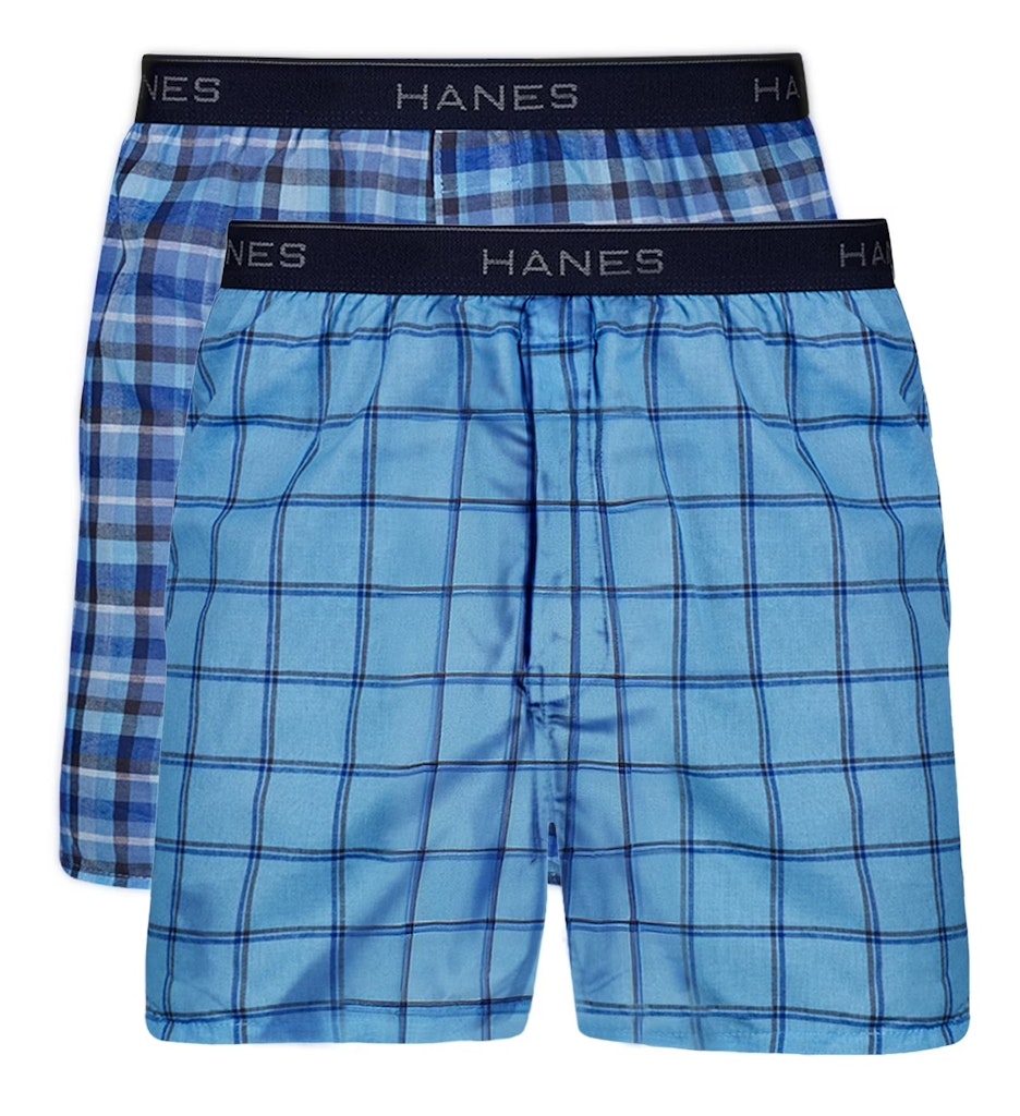 Hanes Men's Moisture-Wicking Boxer 2-Pack: $5 Hanes Men's Moisture-Wicking Boxer 2-Pack: $5