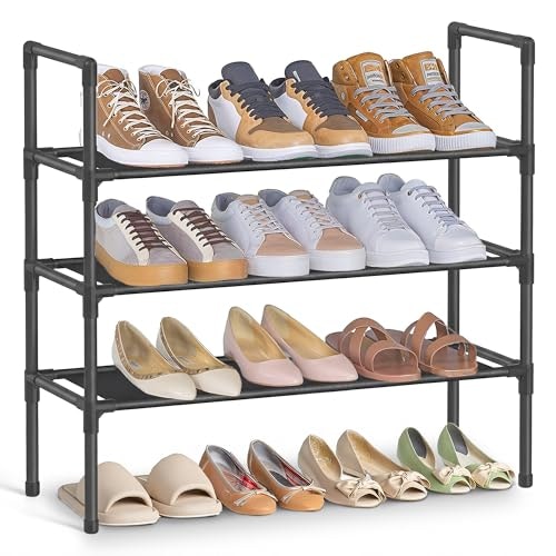 Songmics 3-Tier Slim Shoe Rack: $8.97