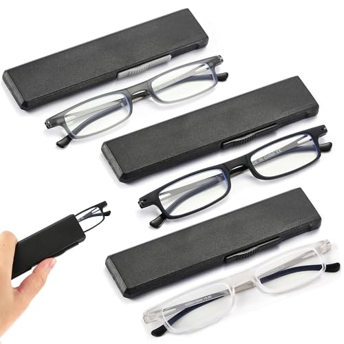 Toveen Compact Folding Reading Glasses 3-Pack: $17.99