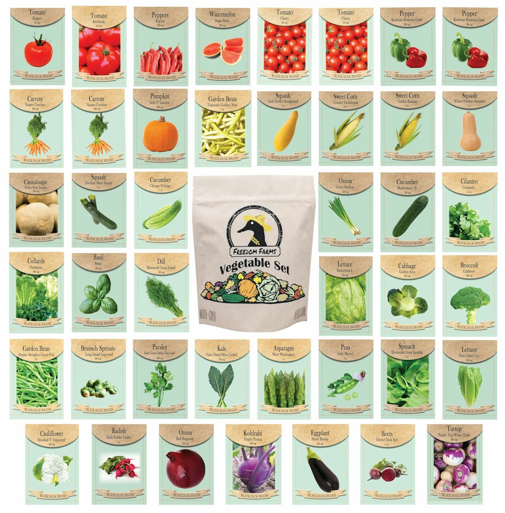 Vegetable & Herb Seeds 43-Pack: $9.49 via Sub. & Save