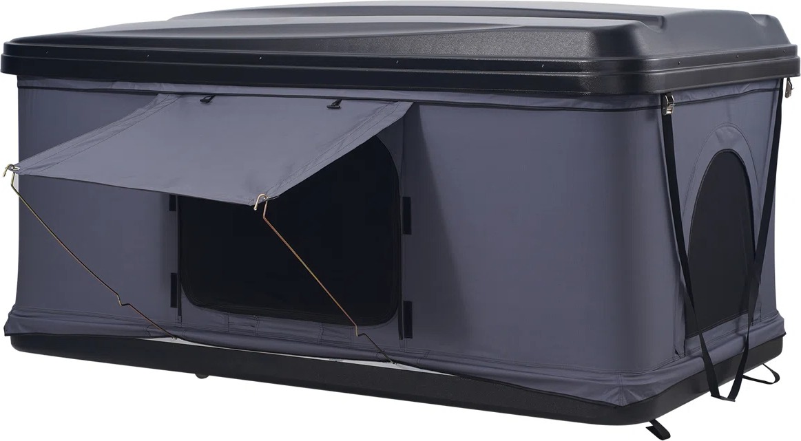 Vevor SucceBuy Hard Shell Rooftop Tent w/ Telescopic Ladder
