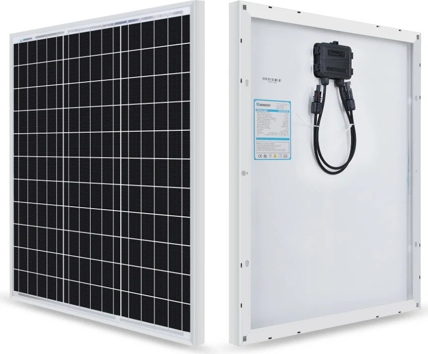 Renogy 50W 12V Monocrystalline Solar Panel: $23.01