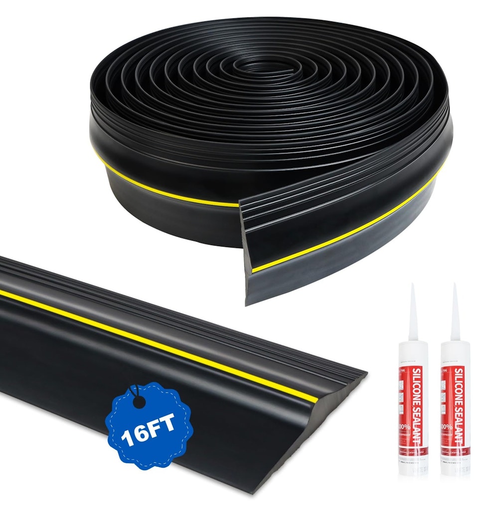16-Foot Universal Garage Door Threshold Seal Strip: $17