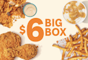 Popeyes Big Box for $6