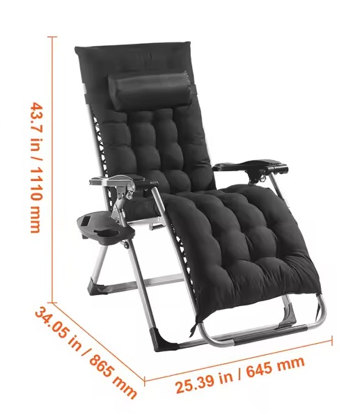 Vevor SucceBuy Zero Gravity Recliner Lounge Chair