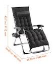 Vevor SucceBuy Zero Gravity Recliner Lounge Chair + free shipping