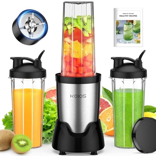 Koios Personal Blender with 3 * 22oz To-Go Cups: $27.49