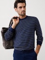 Banana Republic Factory Men's Merino Wool Textured Striped Sweater for $15 + free shipping w/ $50