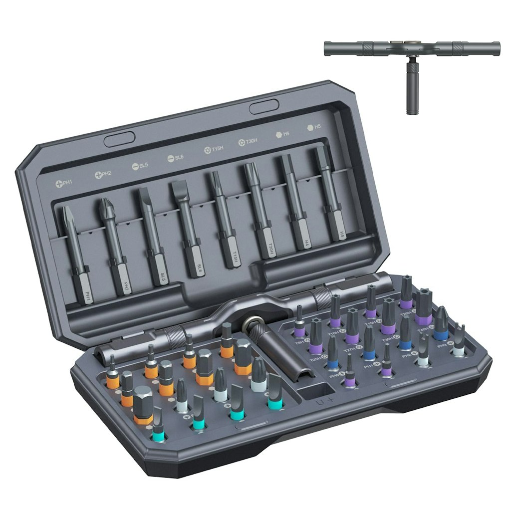 ORIA 42-in-1 Magnetic Ratchet Screwdriver Set: $13