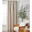 Better Homes & Gardens 50" x 84" Striated Luxe Blackout Curtain for $15 + free shipping w/ $35