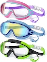 Kids' Swimming Goggles 3-Pack for $11 + free shipping w/ Prime