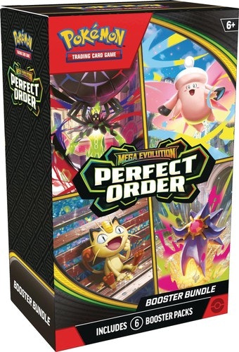Pokemon Mega Evolution Perfect Order Booster Bundle 6-Pack: $35.88 Pokemon Mega Evolution Perfect Order Booster Bundle 6-Pack: $35.88