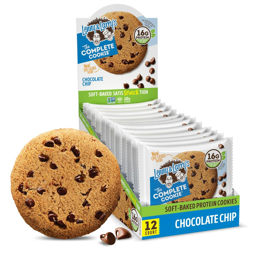 Lenny & Larry's 4-oz. Complete Cookie Chocolate Chip 12-Pack: $8.33 w/ Subscribe & Save Lenny & Larry's 4-oz. Complete Cookie Chocolate Chip 12-Pack: $8.33 w/ Subscribe & Save
