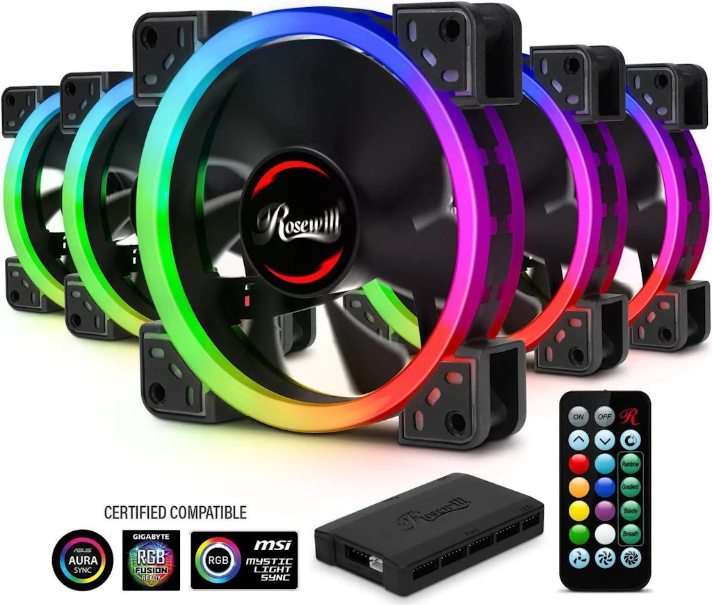 Rosewill RGB Case Fan Hub 5-Pack: $25 Rosewill RGB Case Fan Hub 5-Pack: $25