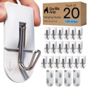 Gorilla Grip Adhesive Hooks 20-Pack + free shipping w/ Prime