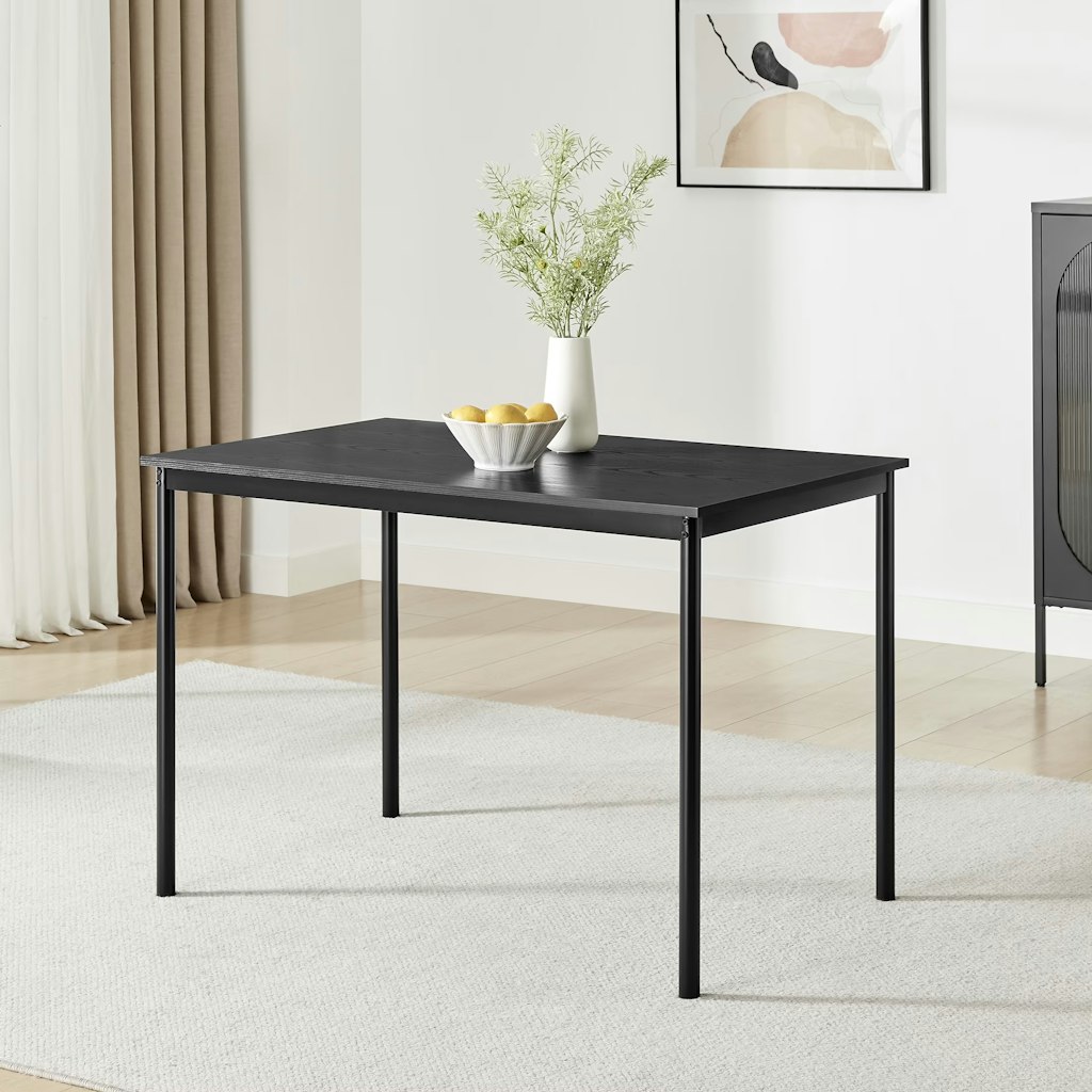 Mainstays Casual Wood & Metal Rectangular Table: $39