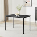 Mainstays Casual Wood & Metal Rectangular Table + free shipping