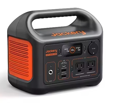 Jackery Explorer 300 290Wh Portable Power Station w/ 5M Extension Cord
