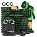 Lovfen Expandable 25-foot Garden Hose w/ 10-Pattern Sprayer Nozzle + free shipping w/ $29