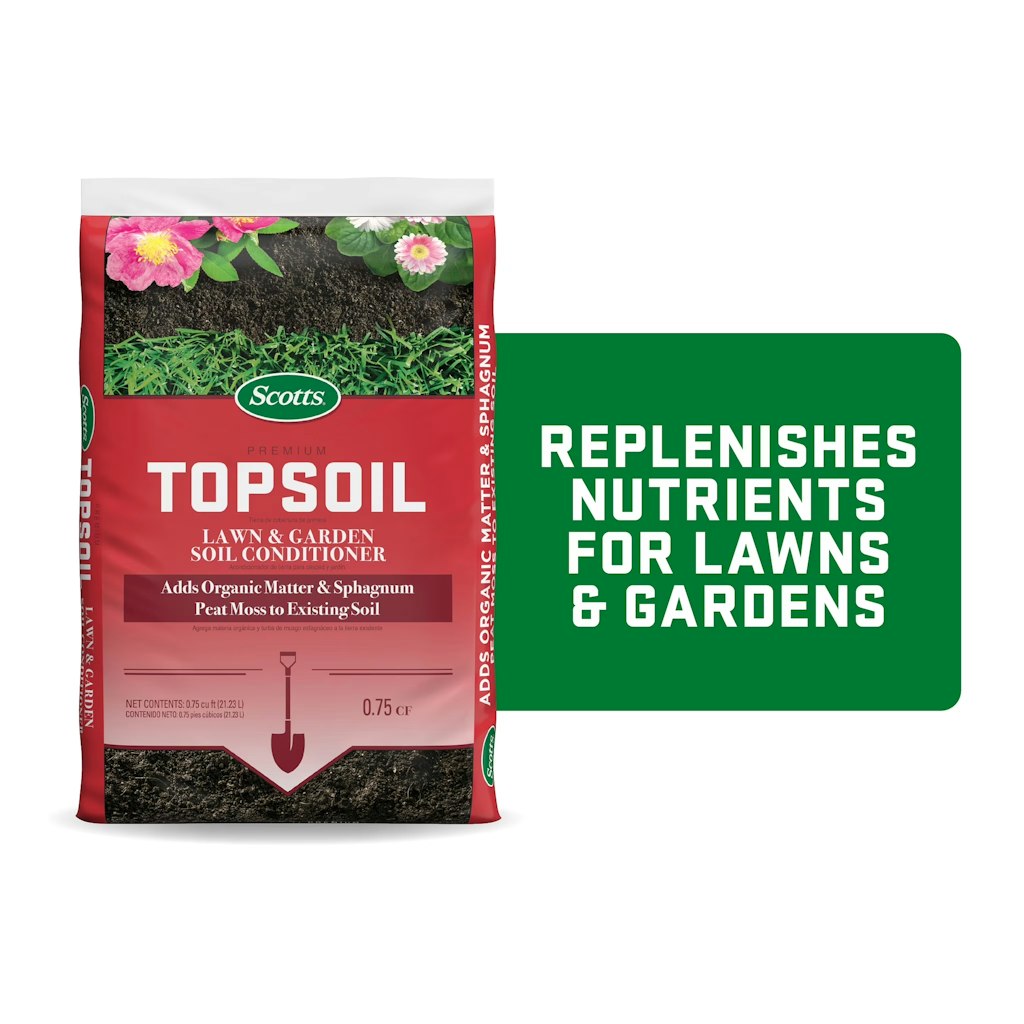  Scotts 0.75-cu. ft. Premium Topsoil Bag w/ Peat Moss : $2.97
