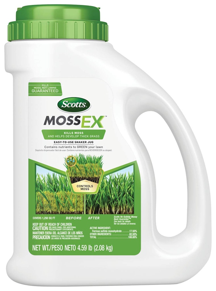 Scotts MossEx 4.59-lb. Lawn Moss Killer: $11