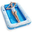 Inflatable Tanning Pool Lounger Float + free shipping w/ Prime