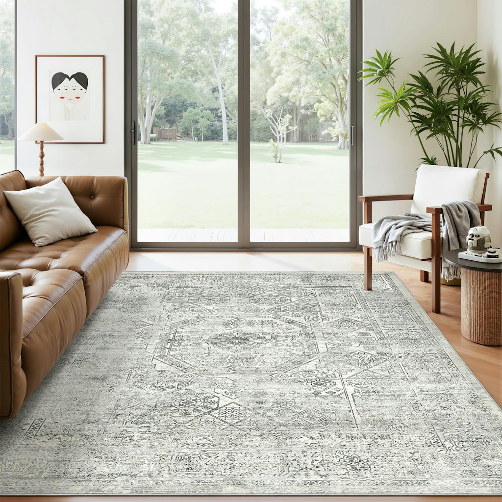 Soalmost 5x7 Washable Area Rug: From $25 Soalmost 5x7 Washable Area Rug: From $25