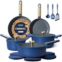 Carote 16-Piece Ceramic Cookware Set + free shipping