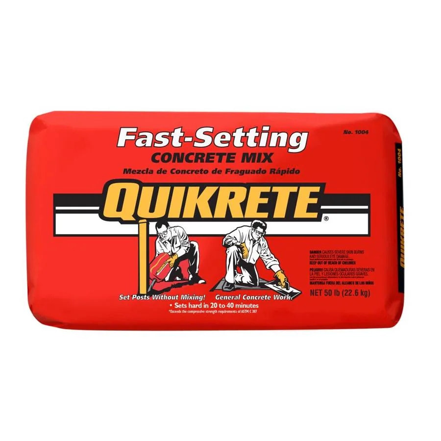 Quikrete 50-lb. Fast-Setting Concrete Mix: $6.73 Quikrete 50-lb. Fast-Setting Concrete Mix: $6.73