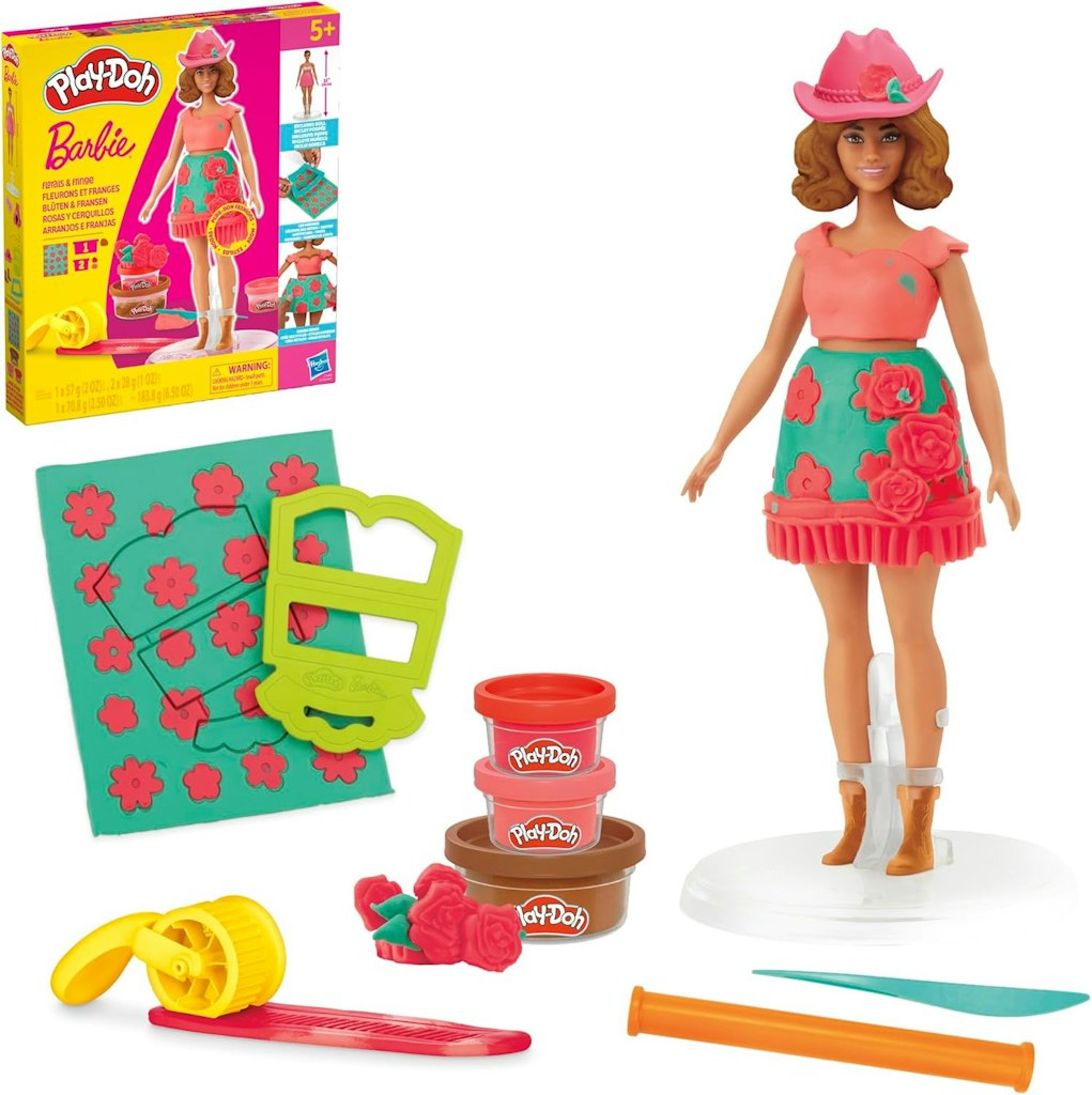 Play-Doh Barbie Florals and Fringe Set: $7.49